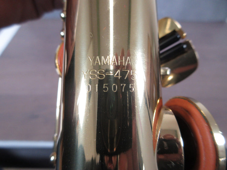 YAMAHA Soprano Saxophones YSS-475 #015075