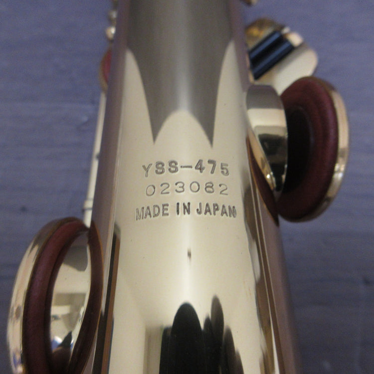 YAMAHA Soprano Saxophone YSS-475 #023082